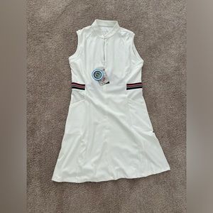 BALEAF Women's Golf Tennis Dress Sleeveless 4-Pockets with Inner Shorts UPF 50+